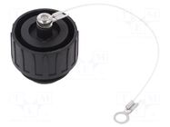 Protection cover; IP67; external thread,threaded joint; WA22 WEIPU