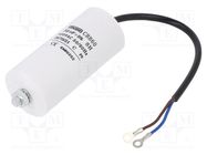 Capacitor: polypropylene; motors, run; 30uF; 450V; Ø45x95mm; ±5% SR PASSIVES