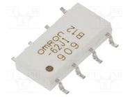 Relay: solid state; DPST-NO; Icntrl: 25mA; 400mA; max.60VAC; SMT OMRON Electronic Components