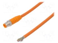 Cable: for sensors/automation; M12; PIN: 8; straight; 5m; plug; 2A LUMBERG AUTOMATION
