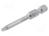 Screwdriver bit; Torx®; TX10; 1/4"; Overall len: 50mm WERA
