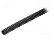 Protective tube; Size: 7.5; polyamide; black; HELUcond PA6-L HELUKABEL