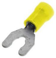 TERMINAL, SPRING SPADE, #10, YELLOW