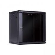 Wall-mounted cabinet 19" 6U 600x450x368mm (black, not assembled)