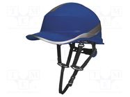 Protective helmet; Size: 55÷62mm; blue; ABS; DIAMOND V UP; 1kV DELTA PLUS