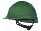 Protective helmet; adjustable; Size: 53÷63mm; green; -30÷50°C DELTA PLUS