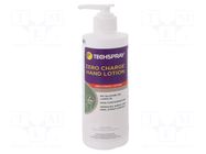 Agent: antistatic preparation; ESD; hand lotion; 237ml Techspray