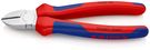 KNIPEX 70 05 180 Diagonal Cutter with multi-component grips chrome-plated 180 mm