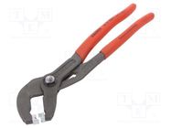 Pliers; for spring hose clamp; 250mm KNIPEX