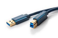 USB-A to USB-B 3.0 Adapter Cable, 0.5 m - Premium cable | USB A plug <> USB B 3.0 plug | 0.5 m | 5 Gbit/s