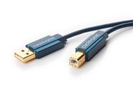 USB-A to USB-B 2.0 Adapter Cable, 3 m - Premium cable | USB A plug <> USB B 2.0 plug | 3.0 m | 480 Mbit/s