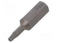 Screwdriver bit; Torx® with protection; T8H; 1/4"; STANDARD WIHA