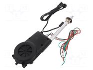 Antenna; automotive,electric telescopic; 0.79m; AM,FM; universal MTA