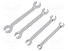 Wrenches set; for brake lines,flare nut wrench; 4pcs. YATO