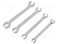 Wrenches set; for brake lines,flare nut wrench; 4pcs. YATO