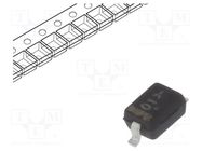 Diode: Zener; 0.3W; 2.7V; SMD; reel,tape; SOD323; single diode ONSEMI