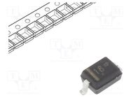 Diode: Zener; 0.3W; 33V; SMD; reel,tape; SOD323; single diode ONSEMI