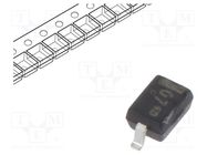 Diode: Zener; 0.3W; 3.9V; SMD; reel,tape; SOD323; single diode ONSEMI