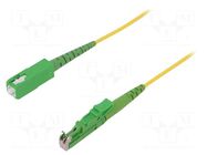Fiber patch cord; E2/APC,SC/APC; 3m; Optical fiber: 9/125um; Gold FIBRAIN