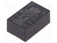 Converter: DC/DC; 10W; Uin: 43÷160V; Uout: 12VDC; Uout2: -12VDC; THT MEAN WELL