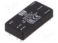 Converter: DC/DC; 20W; Uin: 43÷160V; Uout: 15VDC; Iout: 1330mA; THT MEAN WELL