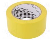 Tape: marking; yellow; L: 33m; W: 50mm; self-adhesive 3M