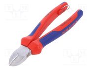 Pliers; side,cutting; 180mm; chromium plated steel KNIPEX