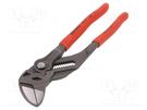 Pliers; adjustable; Pliers len: 180mm; Max jaw capacity: 40mm KNIPEX