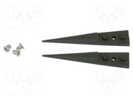 Kit of tips; Blade tip shape: sharp; Tweezers len: 40mm; ESD IDEAL-TEK