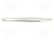 Tweezers; Blade tip shape: flat,shovel; Tweezers len: 115mm; ESD IDEAL-TEK