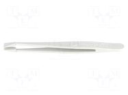 Tweezers; Blade tip shape: flat,shovel; Tweezers len: 115mm; ESD IDEAL-TEK