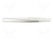 Tweezers; Blade tip shape: sharp; Tweezers len: 110mm; ESD IDEAL-TEK
