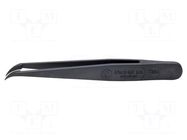 Tweezers; Blade tip shape: sharp; Tweezers len: 115mm; ESD IDEAL-TEK