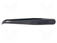 Tweezers; Blade tip shape: sharp; Tweezers len: 115mm; ESD IDEAL-TEK