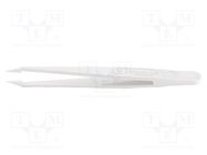 Tweezers; Blade tip shape: sharp; Tweezers len: 115mm; ESD IDEAL-TEK