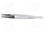 Tweezers; replaceable tips; Blade tip shape: flat; ESD 