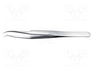 Tweezers; 115mm; for precision works; Blade tip shape: sharp IDEAL-TEK