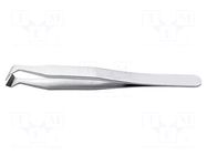 Tweezers; 120mm; for precision works; Type of tweezers: curved IDEAL-TEK