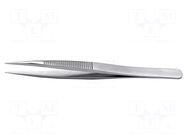 Tweezers; 120mm; for precision works; Blade tip shape: sharp IDEAL-TEK