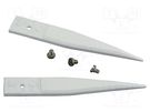 Kit of tips; 55mm; universal; Type of tweezers: curved; 2pcs. IDEAL-TEK