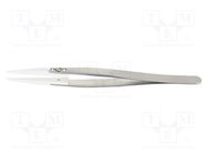 Tweezers; 135mm; Blade tip shape: flat; universal IDEAL-TEK