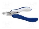 Pliers; gripping surfaces are laterally grooved; ESD; 130mm IDEAL-TEK