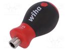 Screwdriver handle; Stubby SoftFinish®; 57mm WIHA