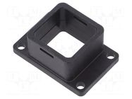 Socket cover; flange (4 holes),for panel mounting; VerIO™ AMPHENOL COMMUNICATIONS SOLUTIONS