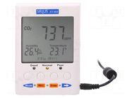 Meter: CO2, temperature and humidity; Range: 0÷9999ppm,5÷95% TENMARS