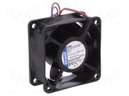 Fan: DC; axial; 24VDC; 60x60x25mm; 58m3/h; 44dBA; ball; 8500rpm; IP68 EBM-PAPST