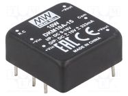 Converter: DC/DC; 10W; Uin: 9÷18V; Uout: 15VDC; Uout2: -15VDC; 350kHz MEAN WELL