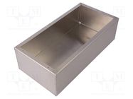 Enclosure: enclosure base; X: 127mm; Y: 254mm; Z: 76mm; 1444; natural HAMMOND