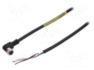 Connector: M8; female; PIN: 4; 3A; 30V; IP67; Nano-Change; angled 90° MOLEX