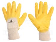 Protective gloves; Size: 10; Nitrile™ rubber; NI015 DELTA PLUS